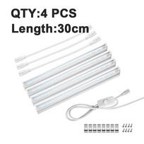 LED Grow Light Full Spectrum Bar Complete Kit 1-5Pcs T5 Tube Lamp 30cm for Plant Cultivation Greenhouse Hydroponics System EU Plug