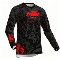 Kid Jersey Mountain Bike T-Shirt Motorcycle Offroad Mtb Jersey Motocross Shirt Sweatshirt Sportwear Clothing Outdoor Sports Top M