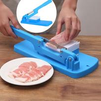 Meat Slicing Machine Portable Table Slicers Adjustable Fruit Vegetable Grater Beef Mutton Roll Slicer Peeler Kitchen Tool 1 1pc blue blue