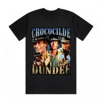 Crocodile Dundee Black T-Shirt M juoda