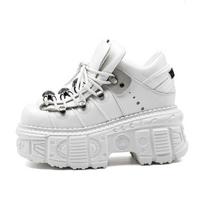 Gothic Punk Platform Boots for Women Chunky Sole Dark Style Heavy Metal Faion Boots Wholesale Direct Supply 43 balta