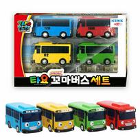 „Tayo Origin Korea“ modelis – mažasis autobusas „Tayo Special Friends“ transporto priemonių rinkinys, 4 vnt (Tayo Gani Lani Rogi) 15.50 X 11.00 X 5.3 cm black