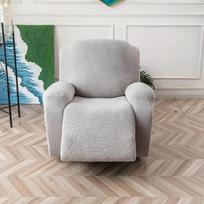 Atsparus vandeniui recliner sofos užvalkalas 1/2/3 vietų svetainei Elastingas atlošiamas fotelis sofos užvalkalas Lazy Boy recliner sofos užvalkalai 1 Seater(4pcs) gray