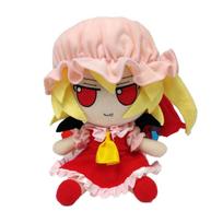 Netoksiški 20 cm Touhou Project Hakurei Reimu Kirisame Cirno Fumo Flandre Scarlet Anime Aksesuarai Pliušiniai Žaislai Touhou Vaikų Gimtadienio Dovana 20cm beige