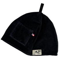 Sauna Imabari Towel with Made in Prevents Protects Scalp and Machine with Sauna Saurus Hat, Certified, Pocket, Black, Japan, Overheating, Hair, juoda