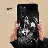 Rapper L-Lil D-Durk Phone Case For iPhone 17 16 15 14 11 12 13 Mini Pro XS Max Plus Funda Shell iPhone 15 pro gray