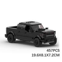 Konstrukciniai kaladėlių rinkiniai MOC-113533 Ford F-150 Raptor Visureigis Suderinamas su vyriškais žaislais surinkimui gray