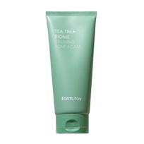 Farmstay Tea Tree Biome Calming Acne Foam Soothing Cleansing 180ml white