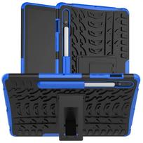 Armor Kickstand Case for Samsung Galaxy Tab A11 A9 Plus 11 inch A8 10.5 X200 X205 A7 Lite T220 S6 Lite 10.4 Tablet Cover Funda Tab A9 8.7inch tamsiai mėlyna spalva