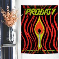 The P-Prodigy Band Printed Large Wall Tapestry Art Science Fiction Room Home Decor Decor Blanket 100X70CM red