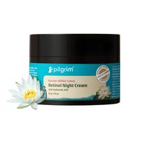 Pilgrim Korean Retinol Aging Night Cream With Hyaluronic Acid & Vitamin C |Discover Young, Wrinkle-Free & Radiant Skin| Aging Cream For O black