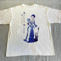 MALICE MIZER Band and Guitar Short Sleeve Full Size Unisex T-shirt M white