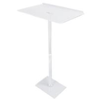 Acrylic Podium Stand Adjustable Modern Transparent Professional Presentation Lectern white