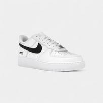 Nike Air Force 1 Low Supreme White Black 38 juoda