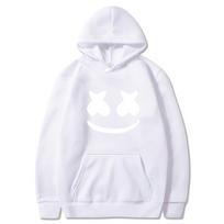 Marshmello Šypsenos Veidukas Vyriškas Džemperis XL white