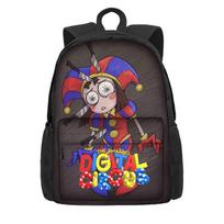 Stylish And Practical The Amazing Digital Circus Backpack For Primary School Students Breathable And Wear-resistant Reduce Burden Protect Spine Style D black