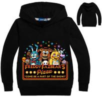 Nights Anime Five At Freddys Hoodie Childrens Hoodies New Set Head Clothing Pullovers Tag 120 juoda