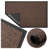 Entrance Doormat 80x120 Brown Rubber Mat Home