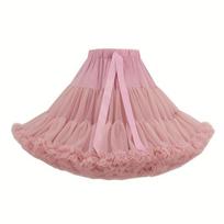 Pleated Design Lolita Tutu Skirt 58 Styles Hexagon Mesh Crinoline No Bone Petticoat  Lolita Party 51 gray