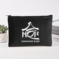 Kpop Stray Kids HOP Album Canvas Pouch, Zipper Makeup Bag, Portable Stationery Pen Case, Travel Cosmetic Storage Purse Merch Gift for STAY 8