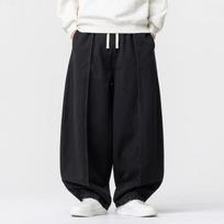 Autumn Men Plus Size Cargo Jean Men Casual High Street Harajuku Pants Man Straight Wide Leg Denim Pants Man Baggy Oversize Pants 4XL juoda