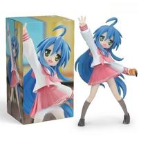 Original Lucky Star Izumi Konata Trio-Try-It Figure Action Figure Toys Pvc Model Collection Anime Figurine Doll Gift blue