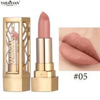 Perlamutriniai blizgūs lūpų dažai ir spalvingi mikro blizgučiai Velvet & Pearlescent Mirror vandeniui atsparūs lūpų dažai ir matinis nude drėkinamasis lūpų glazūra 05