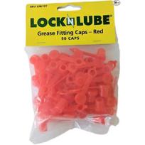 Grease Fitting Caps (50 count) (Red)
