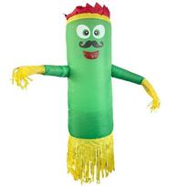 Pripučiamas geltonos anties kostiumas - Juokingas cosplay apranga vakarėliams ir pasirodymams Adult 150-190CM green