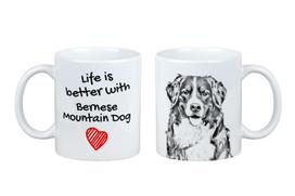 Bernese Mountain Dog, Berner Sennenhund - cup with a dog, cup with a photo, personalized gift from the Art-Dog brand balta