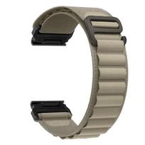 22/26mm Nailoninis laikrodžio dirželis Garmin Fenix 8 Pro 8 7X/Instinct 2X/Tactix 8/Enduro 3/Forerunner 965 Apyrankė Išmaniojo laikrodžio juostelės QuickFit 22mm gray