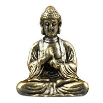 Mini Brass Sakyamuni Buddha Statue Gift Antique for Landscape Office Garden bronza