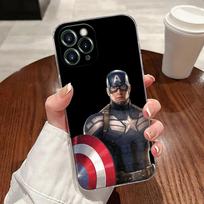 Marvel Kapitono Amerikos Skydas Skaidrus Telefono dėklas iPhone 17 Pro Max 17E 11 12 13 14 15 16 Pro Max Plus 17 Air 16E 7 Dangtelis iPhone 11 Pro Max