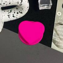 Heart-Shaped MagSafe Silicone Phone Holder - Retractable & Strong Magnet pink
