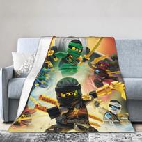 Ninjago flanelinis pledas Šiltas rudens lovatiesė svetainei sofai lovai Dangalas vaikams berniukams mergaitėms Raštas 130x150cm
