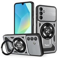 For Samsung Galaxy A16 A26 A36 A56 A06 5G Case Lens Protector Armor Phone Cases For Galaxy A 56 36 26 16 Magnet Ring Cover Funda For Galaxy A06 4G blue
