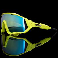 SCVCN Sunglasses Man Cycling Glasses MTB Mountain Goggles Women Bicycle Eyewear Road Bike Windproof Sport 1lens- no box yellow