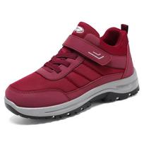 Versatile Unisex Soft Sole Shoes: Comfortable Velcro Walking Shoes for Women, Men, and the Elderly – Perfect for Hiking. 41 brown
