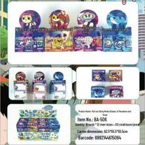 Demon Hunter Girl Sticky Notes - Trendy Cartoon Toy Stickers for Children and Students blue