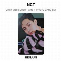 NCT Glitch Mode MINI FRAME + PHOTO CARD SET Official Photocard JENO 02 black