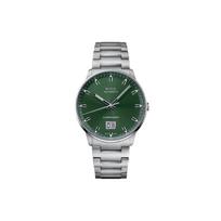 Mido Commander serijos Didžiojo kalendoriaus automatinis laikrodis Automatinis mechaninis judėjimas 50m atsparumas vandeniui 42mm Žalias ciferblatas Vyriški laikrodžiai M021.626.11.091.00 Regular Box gray