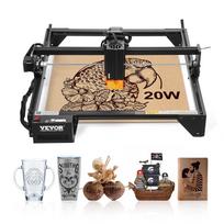 VEVOR Laser Engraver, 20W Output, Laser Engraving Cutter Machine, 13.7 x 15.7 in/35 x 40 cm Working Area, 10000 mm/min Movement Speed