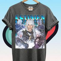 Estinien Varlineau Final Fantasy Shirt, Final Fantasy XIV Shirt, Final Fantasy A Realm Reborn Shirt, Gamer Comfort Colors Tee, Gaming Tee ID L gray