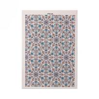 Disposable Pottery Painted Transfer Paper Geometry Flower Pattern Pottery Making Tool  Polymer Clay Style C