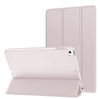 For iPad 9.7 / 6th/5th Generation, iPad Air 9.7 2013/2014, Soft TPU Back Case Magnetic Flip Smart Cover Auto Wake/Sleep white