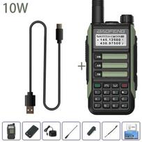 Baofeng UV-16Pro Walkie Talkies 10W Powerful Long Range Waterproof 2-Way Radio VHF UHF Band UV16Plus USB Type-C Upgrade of UV-5R US