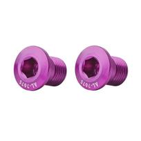 Aluminium Alloy Mounting Screws Rear Hanger Mounting Hardware violetinė
