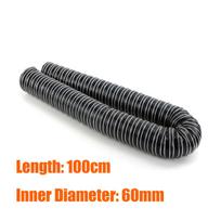 51mm 60mm 76mm 80mm ID Kanalo Vamzdis 100cm 200cm Žarna Variklio Įsiurbimo Stabdymo Aukštai Temperatūrai Atspari Automobiliui Kemperiui Sunkvežimiui Karavanui 60mm gray