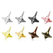 Metal Gyro Hot Movie Totem Silver Hand Spinning Top Fingertips Small Cyclone Gyroscope Antistress Fidget Toys For Children Gifts beige