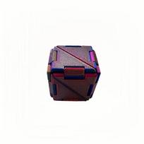 3D Printing Transformable Magic Cube Geometric Hand Flip Fidget Toy Kids Adult Stress Relief Decompression Puzzle Toy gray